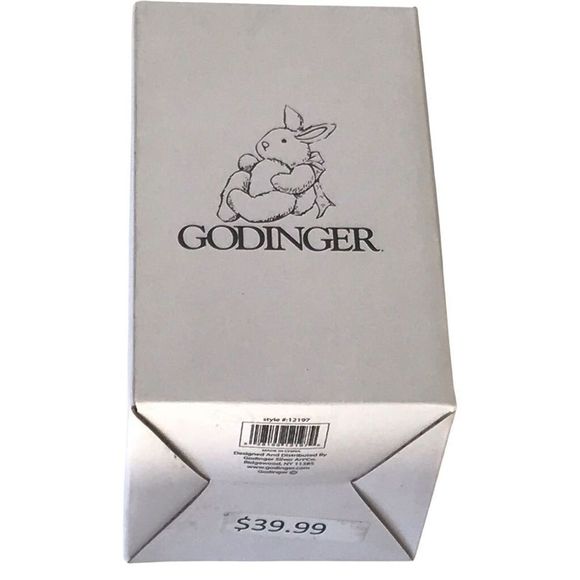 GODINGER Non-Tarnish Nickel Plated Finish Baby Trinket Keepsake Money Bank NIB - Picture 13 of 16